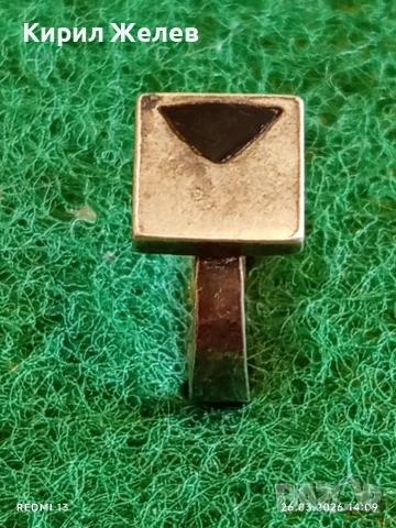 Винтидж сребърен пръстен ретро стил подходящ за ежедневието 51761, снимка 2 - Пръстени - 53984396