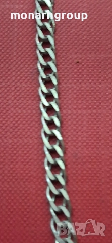 Сребърна верижка, снимка 4 - Колиета, медальони, синджири - 52713637