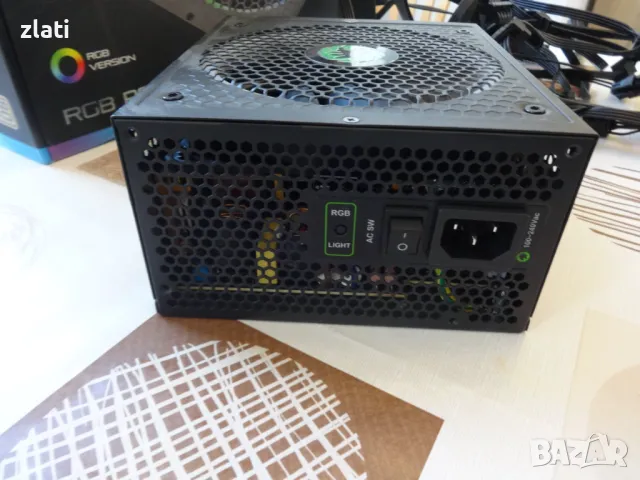 Ново геймърско компютърно пълно модулно захранване  GameMax RGB-1050 Pro 1050W 80+ Gold RGB , снимка 3 - Захранвания и кутии - 48657409