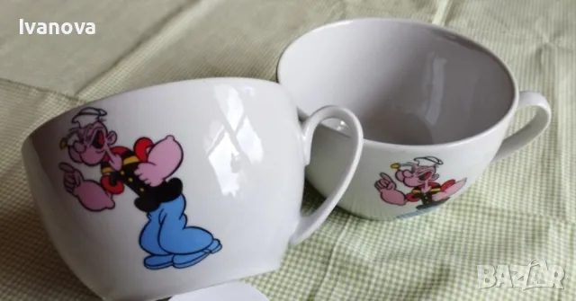 купичка порцеланова детска с Попай моряка