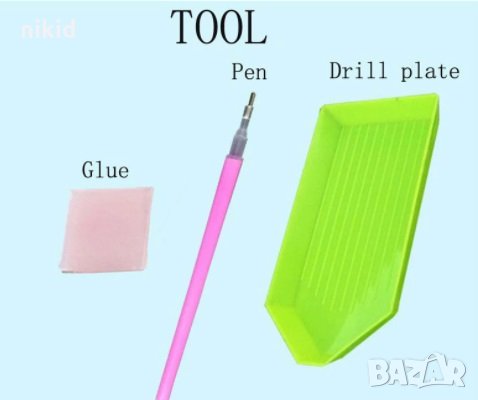 Коте с роза 5D диамантен гоблен картина мозайка за направа по схема с камъчета, снимка 2 - Гоблени - 31428645