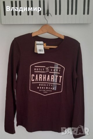 Carhartt Womens Long Sleeve T-Shirt , снимка 1 - Тениски - 35630426