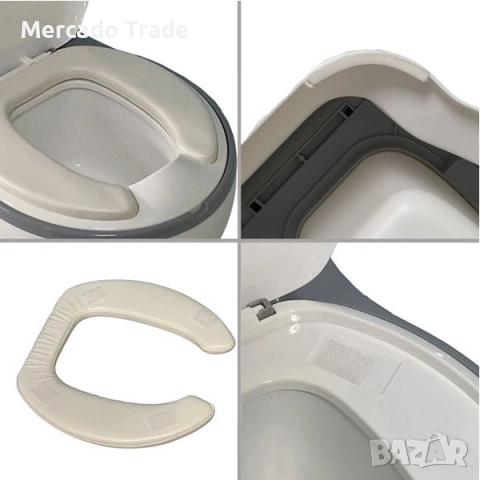 Обучително гърне за деца Mercado Trade, Със звук, Бял, снимка 4 - Пелени, памперси - 52446824