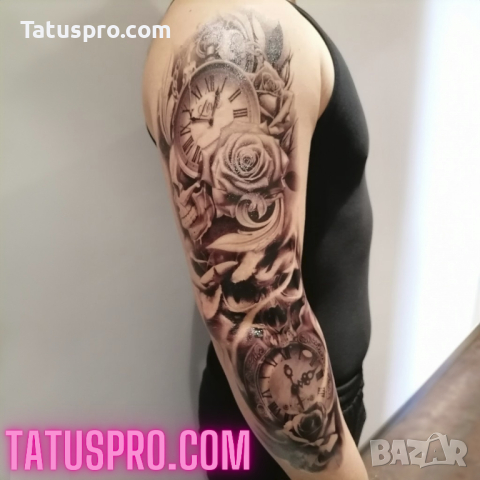 Временна татуировка ”Fleeting beauty” | Бърза доставка | TatusPro.com, снимка 1 - Други - 44811718