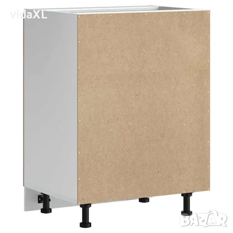 vidaXL Шкаф за мивка, Kalmar, дъб артизан 60x46x81,5см инженерно дърво, снимка 7 - Шкафове - 56148267