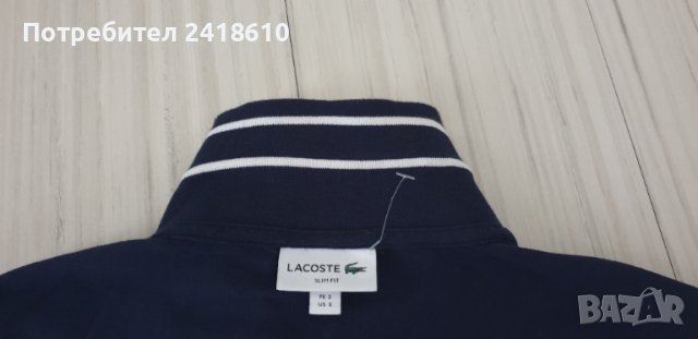 Lacoste Slim Fit Pique Cotton Stretch  Mens Size 3 - S НОВО! ОРИГИНАЛ! Мъжка Тениска!, снимка 18 - Тениски - 44733830