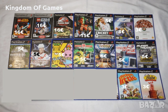 Игри за PS2 Lego Star Wars The Video Game/Jurrasic Park/24 The Game/Kuri Kuri/Turbo Trucks/NHL Hitz/