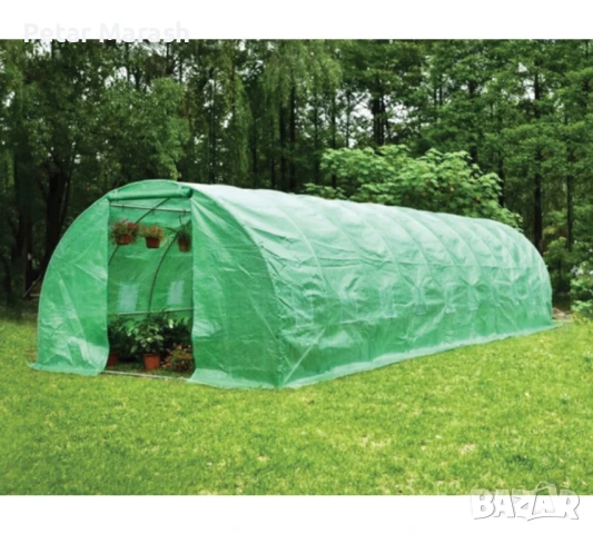 Тунелна Оранжерия с 2 врати и 20 прозореца 1000x300x200 cм, снимка 3 - Оранжерии - 50497049