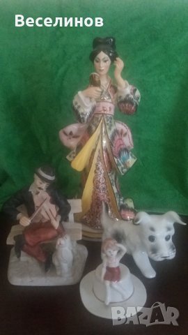 Статуетка статуетки на Японка - италиянски порцелан, снимка 7 - Статуетки - 31620101