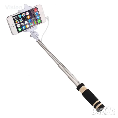 Универсален Селфи Стик за Android и iPhone. SelfieStick Монопод Разтегателен Стик.Selfi Stick Селфи, снимка 6 - Селфи стикове, аксесоари - 55839012
