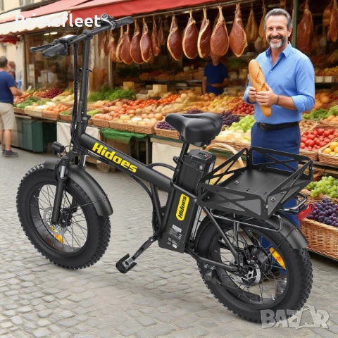 Hidoes F3 PRO Electric Bike | Range up to 110 km | 45 km/h | Powerful E-bike for City and Work, снимка 4 - Велосипеди - 54180183