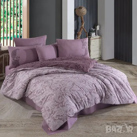 🌟 Луксозен спален комплект от 3 части – Памук Ранфорс 🌟, снимка 1