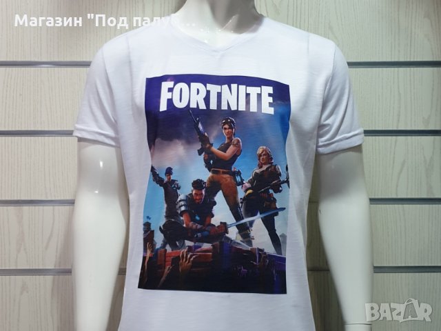 Нова мъжка тениска с трансферен печат FORTNITE, снимка 5 - Тениски - 29819215