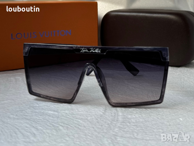 Louis Vuitton 2023 висок клас мъжки слънчеви очила маска Дамски Унисекс, снимка 6 - Слънчеви и диоптрични очила - 44783786