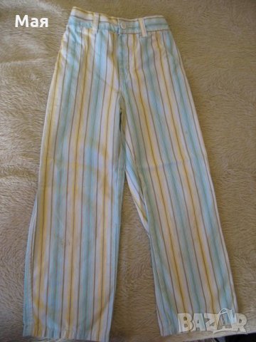 Панталон от раиран памучен плат, снимка 3 - Детски панталони и дънки - 29220055
