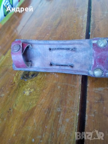 Стара кожена кания за нож, снимка 3 - Антикварни и старинни предмети - 29320839