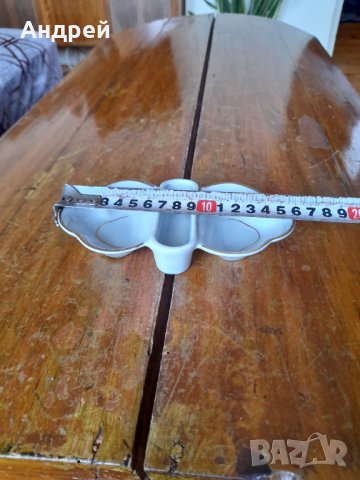 Стара порцеланова солница #19, снимка 3 - Други ценни предмети - 42049305