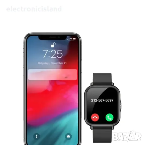 Нов Смарт Часовник Smart Watch Simson Lab 1,44" цветен екран Full Touch Dial Bluetooth разговори, снимка 4 - Смарт гривни - 43203364