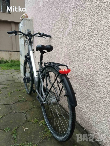 нов 28 цола електрически алуминиев велосипед на 150 км неразличим от нов внос от Германия , снимка 13 - Велосипеди - 53965659