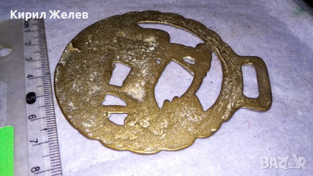 ИРЛАНДСКА ДВУКОЛКА Старо БРОНЗОВО ДЕКОРАТИВНО АРТ ПАНО за СТЕНА АНГЛИЯ 33978, снимка 7 - Пана - 38928028