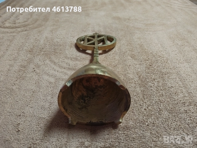 Религиозен масонски бронзов предмет, снимка 8 - Антикварни и старинни предмети - 52806713