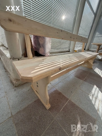 Продавам Нова дървена чамова маса, снимка 4 - Маси - 54103757