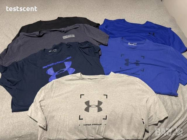 6 оригинални тениски Under Armour – XL (Loose Fit) UA, снимка 2 - Тениски - 54014110