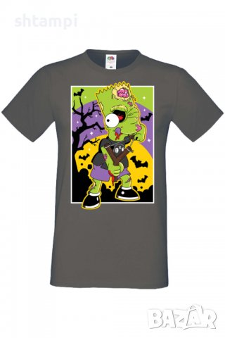 Мъжка тениска The Simpsons Bart Simpson 01,Halloween,Хелоуин,Празник,Забавление,Изненада,Обичаи,, снимка 8 - Тениски - 38136220