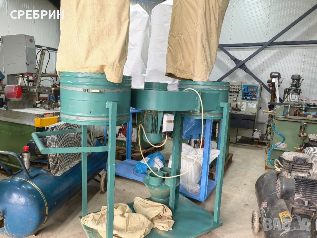 Аспирация 90% нов, с 2 чувала, мт 4кв, реални 5000куб, производ Гърция, снимка 9 - Други машини и части - 52712609