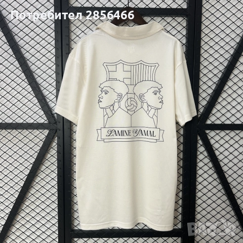 Мъжка тениска Barcelona F.C. Lamine Yamal 304' Special Edition размер XXL, снимка 6 - Тениски - 52219969