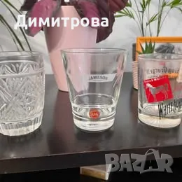 10 броя стъклени чаши за уиски, снимка 5 - Чаши - 41696580