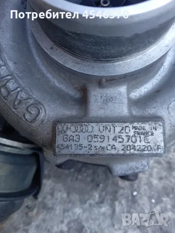 турбо за ауди а 4 2.5 тди 150 к.с 2001 г, снимка 2 - Части - 55992349