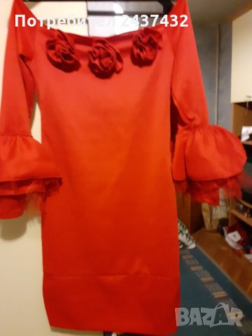 Червена рокля-испански тип