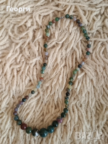 Гердан с натурални Ахати