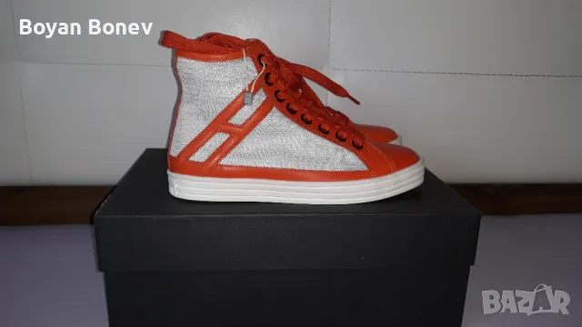 Нови, уникални дамски кецове Hogan Rebel номер 35 1/2, снимка 2 - Кецове - 48759829
