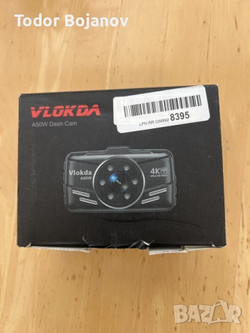 Видеорегистратор Vlokda A50W, запечатан в оригиналната си опаковка. 