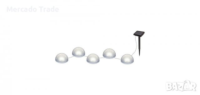 LED соларни полукълба, Бял