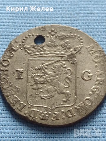 Рядка монета 1 гулдена 1791г. Белгийска Конференция провинция Холандия 34957