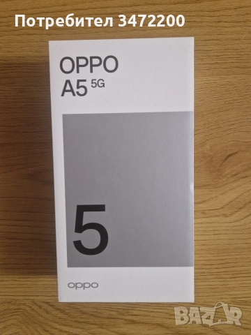 Чисто нов OPPO A5 5G – 128GB / 4GB RAM (Неразопакован)