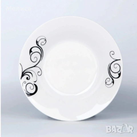 Комплект чинии 24 части с елегантен винтидж дизайн – Възвишен стил за всяка трапеза, снимка 4 - Други - 53302980