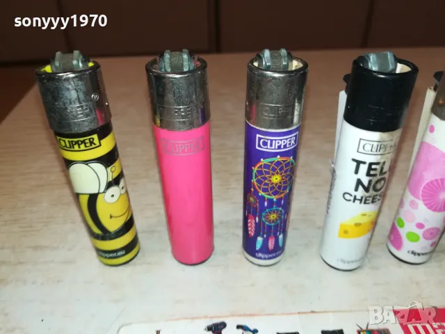 CLIPPER-ЛОТ 3 ЗАПАЛКИ ЗА КОЛЕКЦИЯ 10БР 2212241826, снимка 2 - Колекции - 48435363