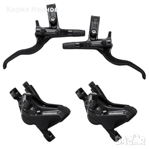 Сет 4 бутални дискови спирачки: SHIMANO  

