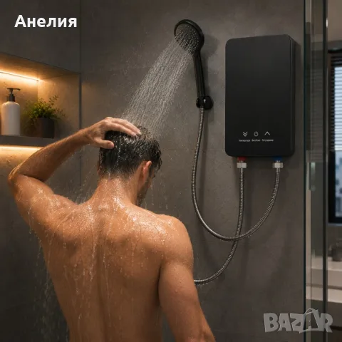 Термостатичен проточен бойлер 5500W с моментално загряване на водата за 3 секунди, снимка 4 - Бойлери - 56074901