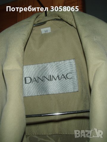 елегантно тънко бежаво яке с ефектна подплата XL, снимка 3 - Якета - 38761345