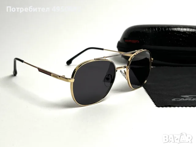 Слънчеви очила Carrera Gold Limited Edition нови, унисекс, черни и златни, снимка 4 - Слънчеви и диоптрични очила - 56161296