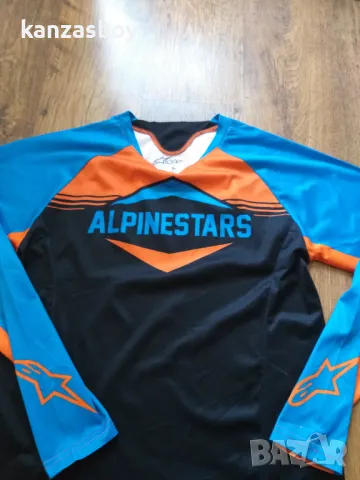 alpinestars mesa l/s jersey - страхотно мъжко джърси L, снимка 2 - Спортни дрехи, екипи - 47583979