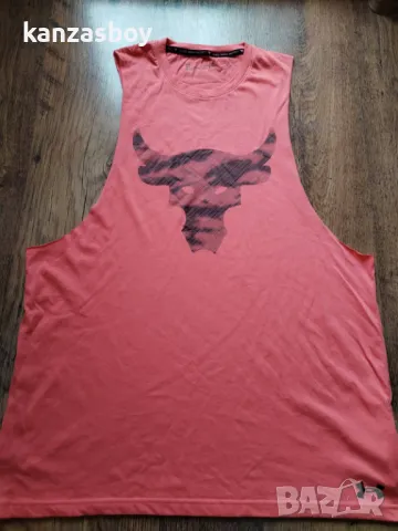 Under Armour UA Pjt Rock 100 Percent Tank - страхотен мъжки потник ХЛ , снимка 5 - Тениски - 50058378