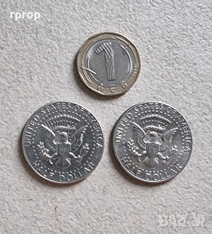 САЩ . ½ долар . Сребро. 1969 година., снимка 4 - Нумизматика и бонистика - 51058641