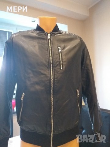Кожено яке Zara Boys colection 11-12г., снимка 10 - Детски якета и елеци - 35408603