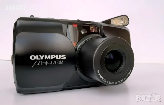 Филмов фотоапарат Olympus Mju Zoom - като нов, снимка 3 - Фотоапарати - 55837534
